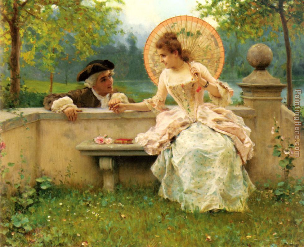 Federico Andreotti A Tender Moment in the Garden